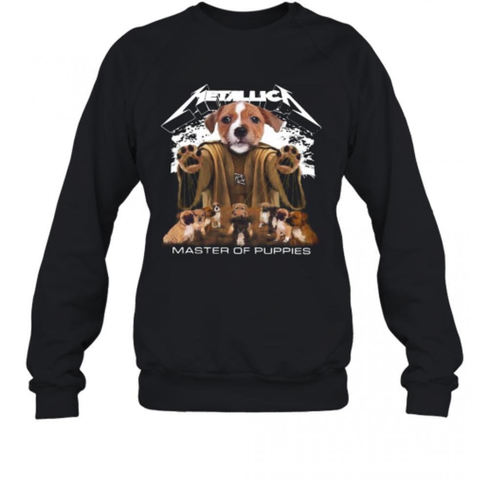 Bull Terrier Metallica Master Of Puppies T-Shirt